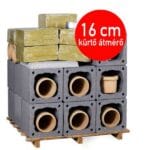 16 cm kürtő PGM kéményrendszer
