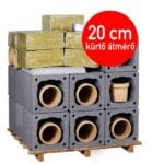 20 cm kürtő PGM kéményrendszer