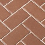 Semmelrock - Penter Rot 24x11,8x5,2 cm - vörös érdes térkő