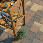 Abeton - Borostyán kombi térkő 6 cm